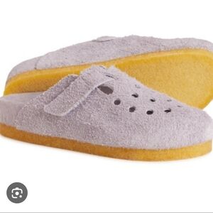 BRANDBLACK Carrera Lavender Purple Clogs - leather Suede